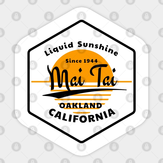 Mai Tai - 1944 - Liquid sunshine Sticker by All About Nerds